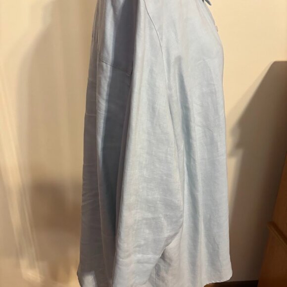 ELISABETH BY LIZ CLAIRBORNE  Women's 100% Linen Button Down Shirt - 3x - Picture 6 of 14